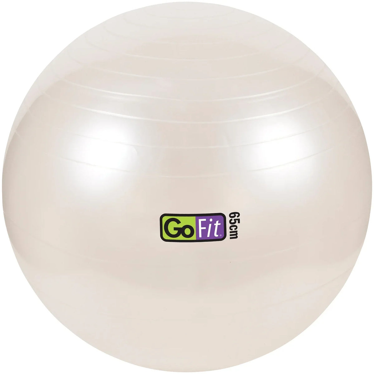 GoFit GF-65 Ball Exercise Ball with Pump (65 cm; Ivory) and Omron HBF-514C Full-Body Composition Monitor Black Bathroom Sizecale