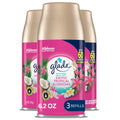 Glade Automatic Sizepray Refill, Air Freshener For Home And Bathroom, Tropical Blossoms, 6.2 Oz, 3 Count