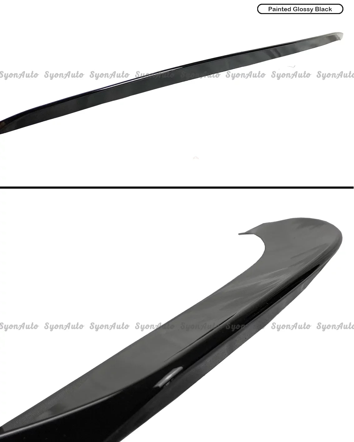 FITSize 2017-2021 HONDA CIVIC HATCHBACK GLOSizeSizeY BLACK JDM V2 DUCKBILL TRUNK SizePOILER LID