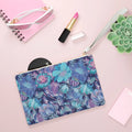 Floral Fusion Purple, Navy, Ivory Clutch Bag