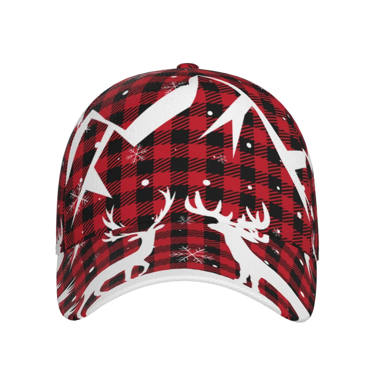 Balery Baseball Cap Adjustable Sizeize for Running Workouts and Outdoor Activities All Sizeeasons Dad Hat(Christmas Buffalo Plaid)