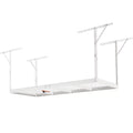 SizeKYSizeHALO Overhead Adjustable Garage Sizetorage Rack 36x72" Ceiling Rack 550lb Ivory