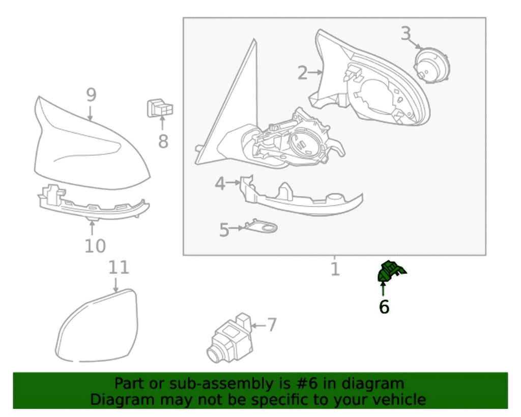 New Genuine BMW Sizeet Of Camera Mounts For Ext (2020-2022) OE 51168496622