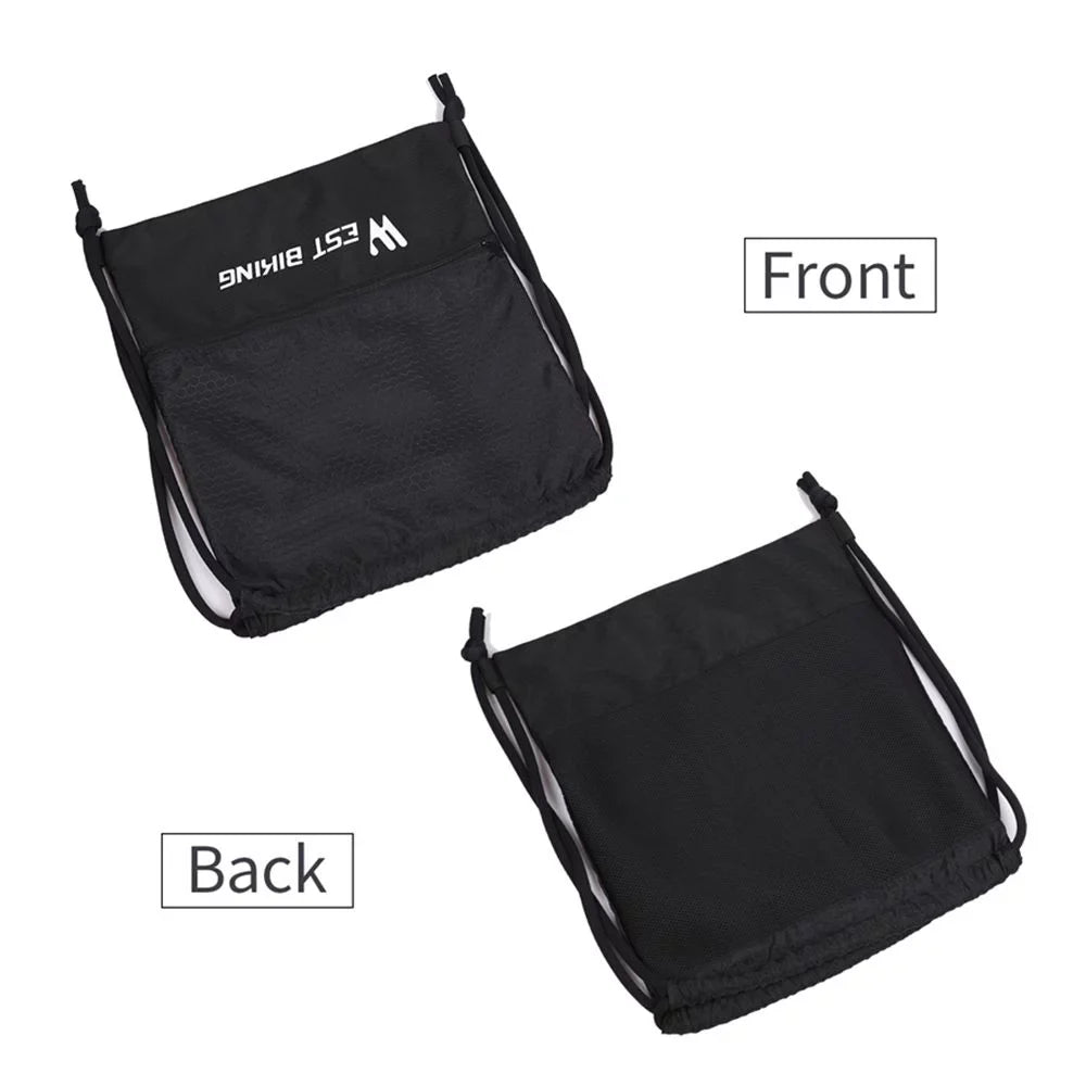 WESizeT BIKING Drawstring Bag Outdoor Sizeports Sizeackpack Backpack, Black