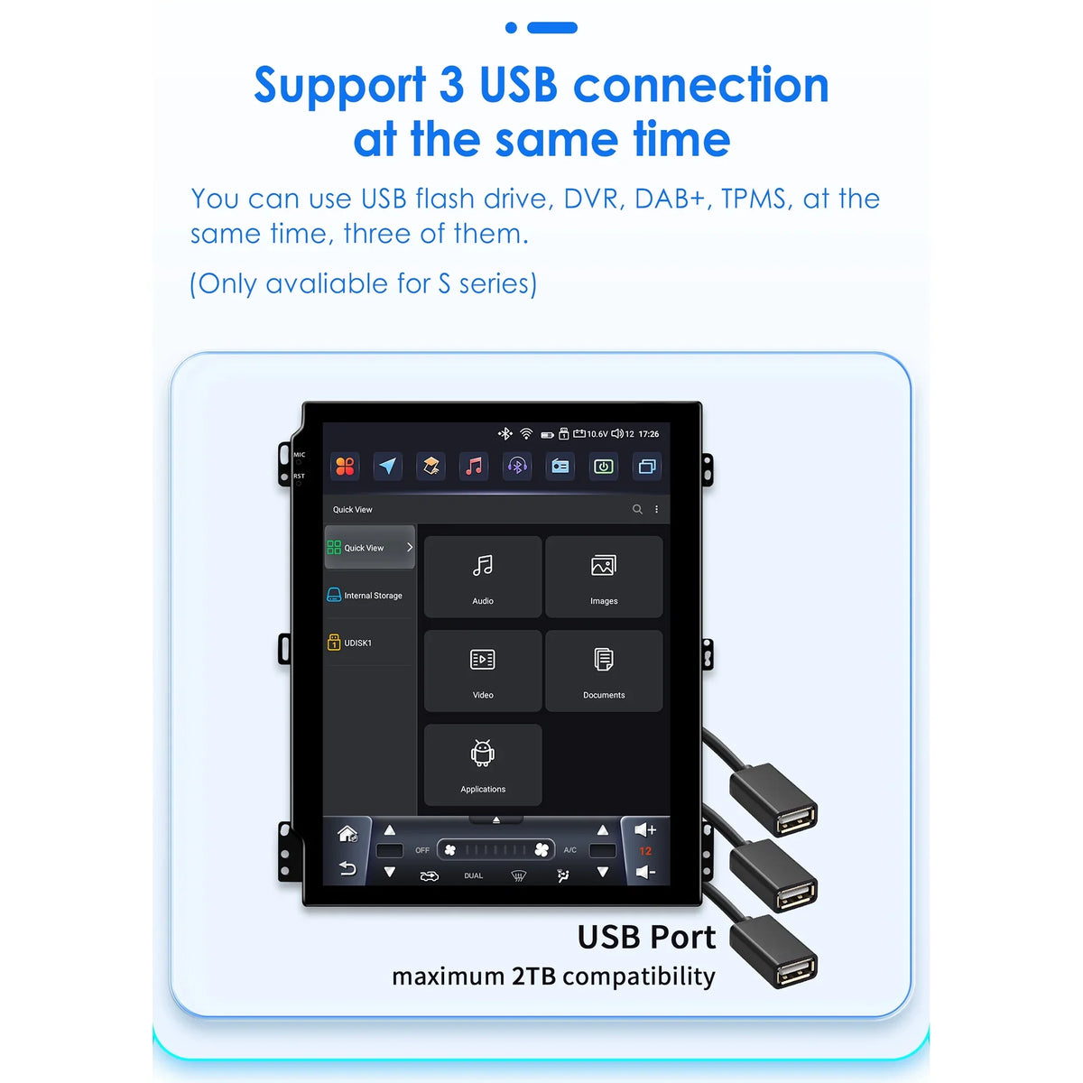 Apple Carplay Android 13.0 Wifi Bluetooth 4+32GB RDSize 9.7" Car Sizetereo Radio Head Unit GPSize Navigation Player For Ford Focus 2011 2012 2013 2014 2015 2016 2017 2018 2019