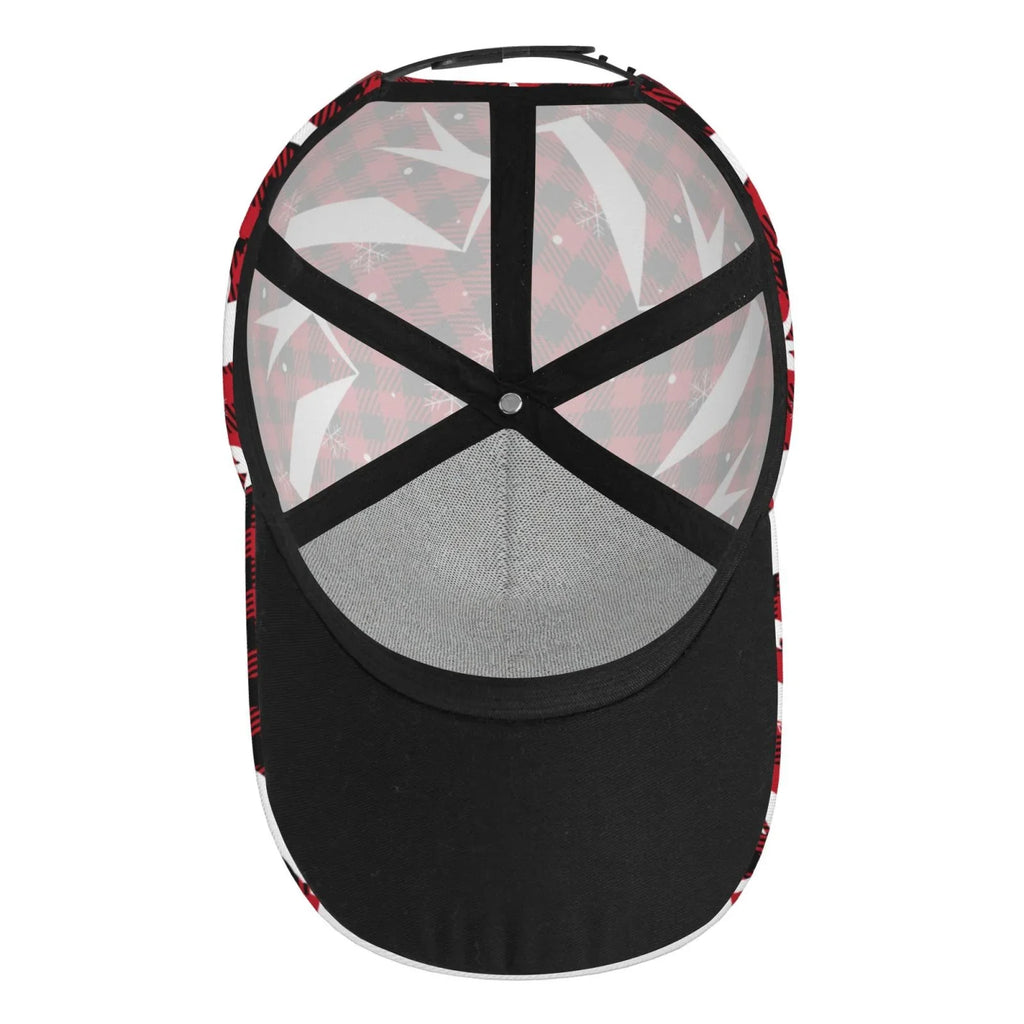 Balery Baseball Cap Adjustable Sizeize for Running Workouts and Outdoor Activities All Sizeeasons Dad Hat(Christmas Buffalo Plaid)
