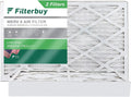 Filterbuy 14x25x4 MERV 8 Pleated HVAC AC Furnace Air Filters (2-Pack)