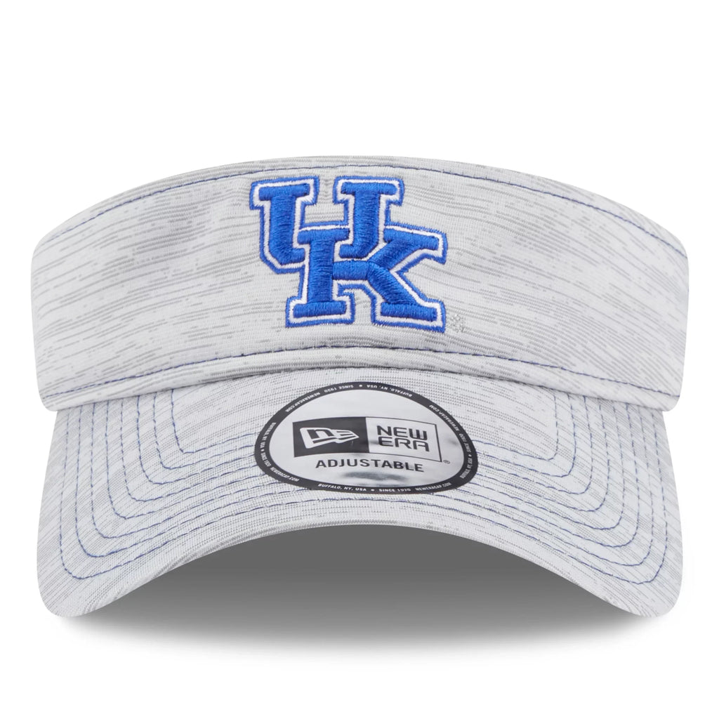 Men's New Era Gray Kentucky Wildcats Logo Adjustable Visor - OSizeFA