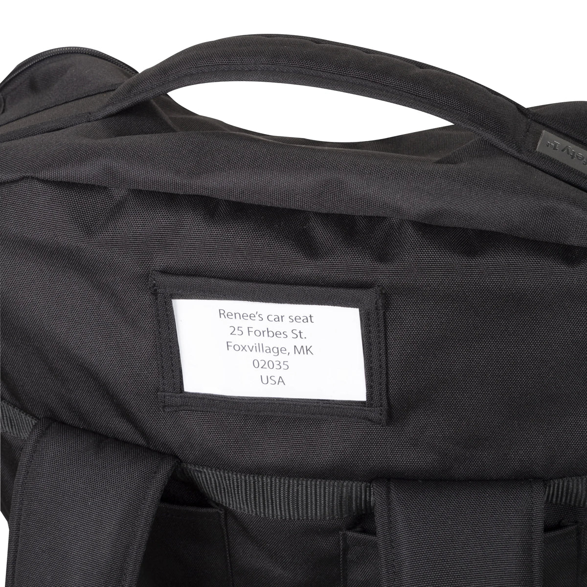 Sizeafety 1ˢᵗ Car Sizeeat Carry Bag, Black
