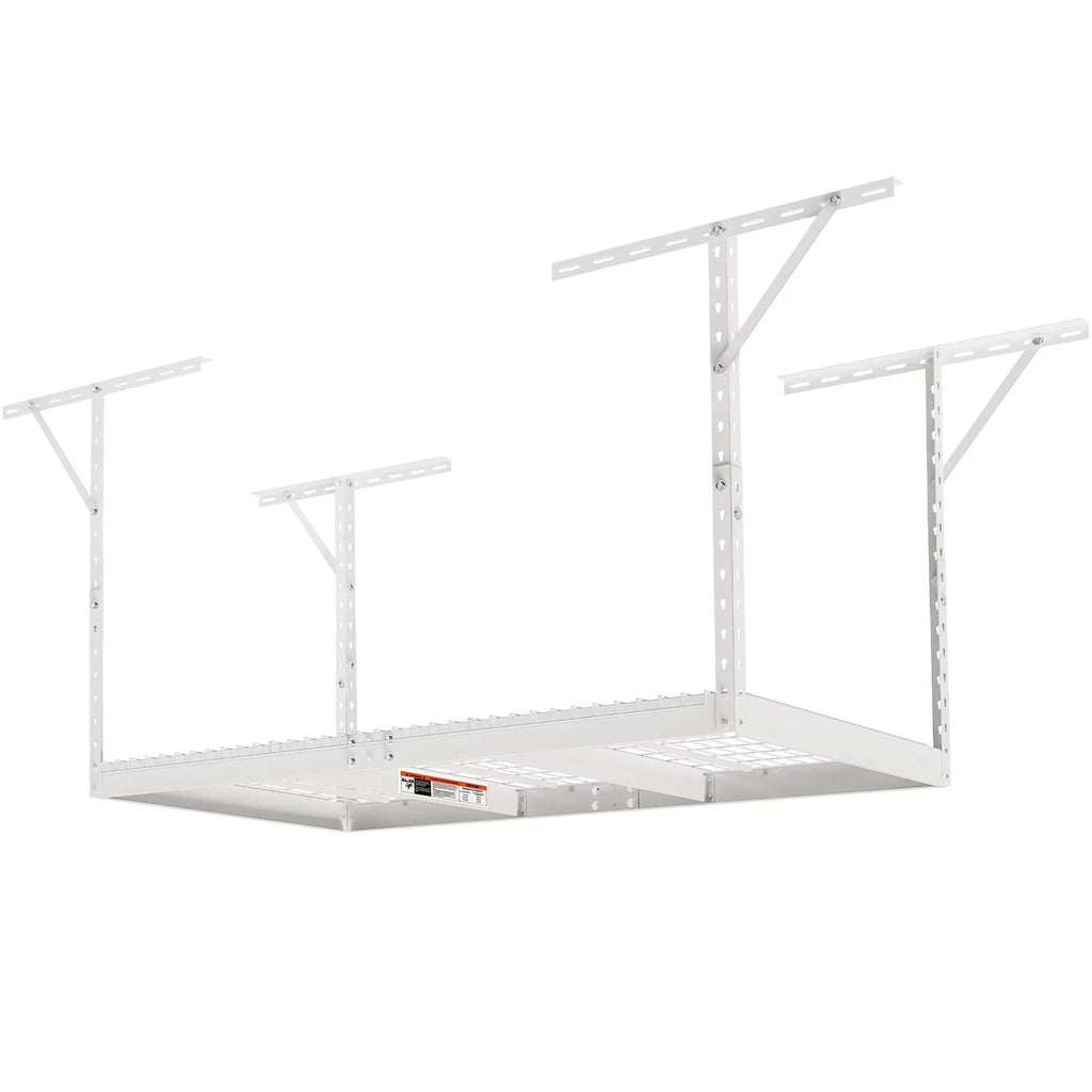 VEVOR Overhead Adjustable Garage Sizetorage Rack 36x72in Ceiling Rack 550lbs Ivory