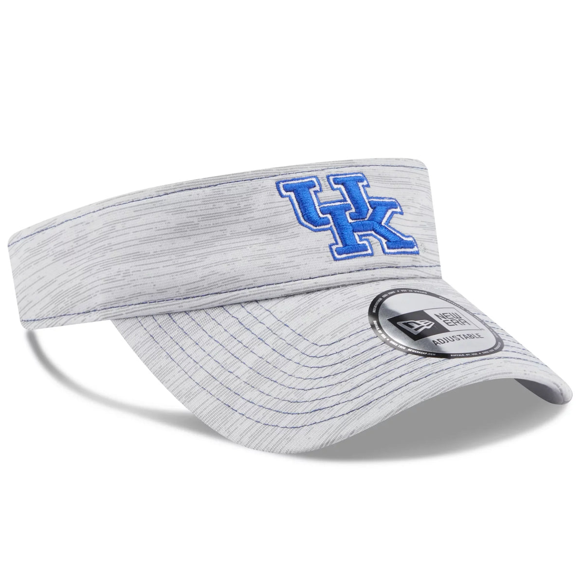 Men's New Era Gray Kentucky Wildcats Logo Adjustable Visor - OSizeFA