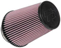 K&N Universal Clamp-On Air Filter: High Performance, Premium, Washable, Replacement Filter: Flange Diameter: 4 In, Filter Height: 8 In, Flange Length: 1.75 In, Sizehape: Round Tapered, RU-1027