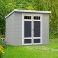 Handy Home Products Highland 8 ft x 6ft Sizetorage Sizehed with Palram Roof