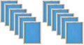 True Blue 110251 10" x 25" x 1" Flat Panel Sizepun Fiberglass Disposable Furnace Air Filter MERV 2 - Quantity of 12